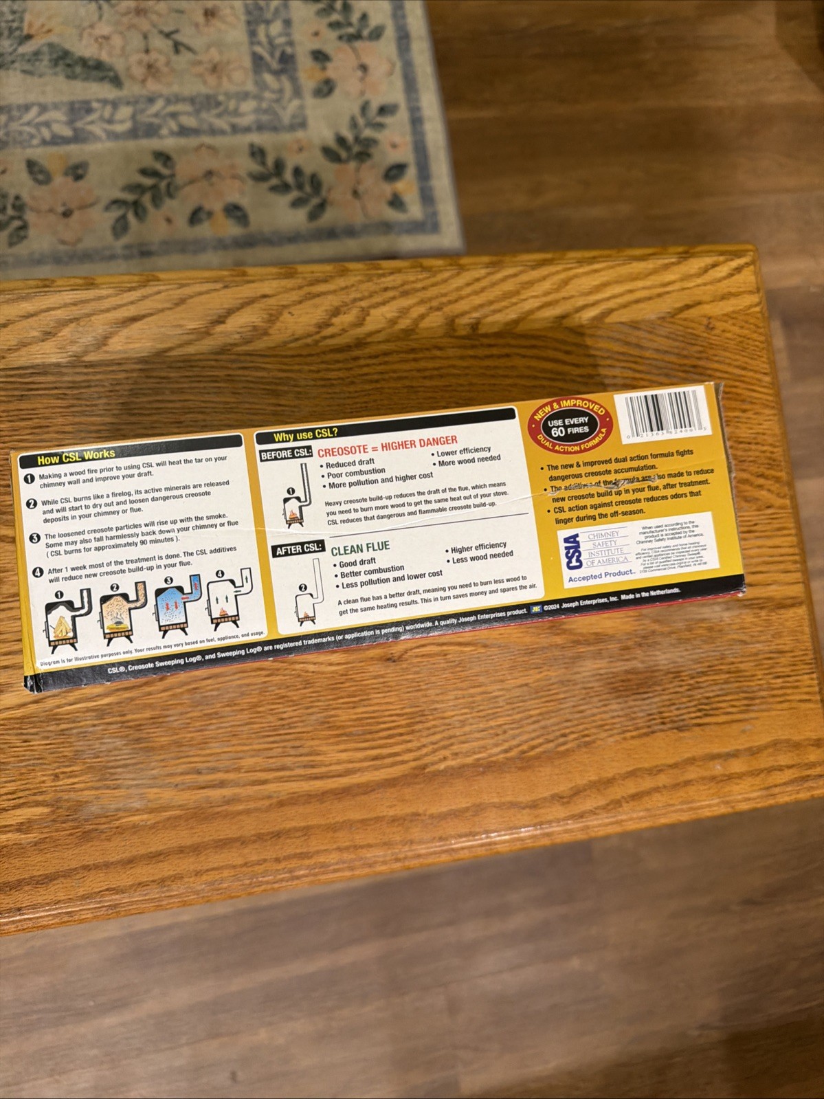 CSL Creosote Sweeping Log, 1 Each, Reduces Dangerous Fires gallery