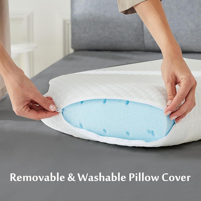 Bed Memory Foam Pillow Soft and Comfortable Standard Size Pillows for Sleeping gallery