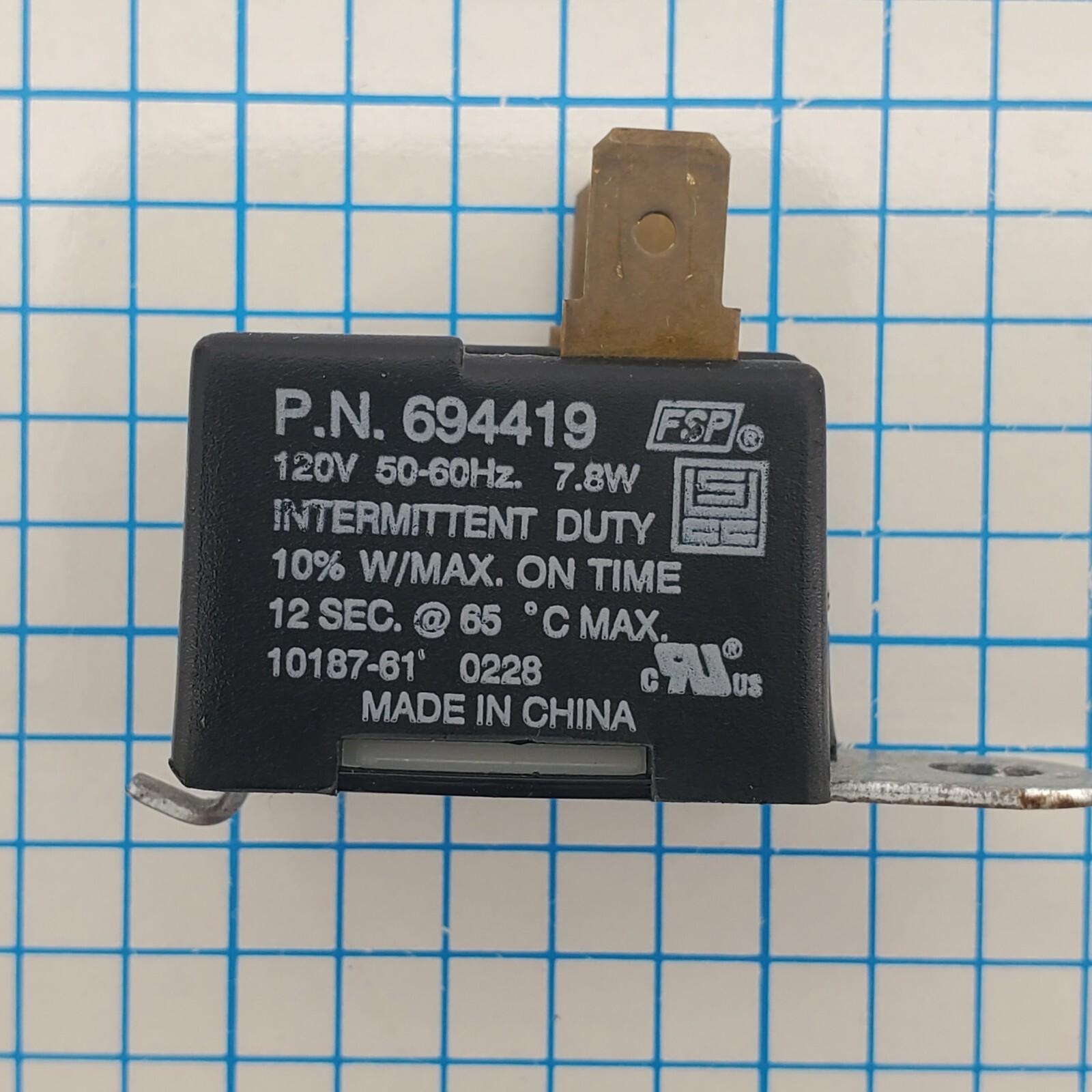 Kenmore  Whirlpool Dryer Buzzer Switch OEM Part #WP694419 - Used gallery