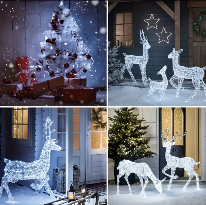 Outdoor Solar String Lights Christmas Fairy Garden Decorations Lamp 100-300LED gallery