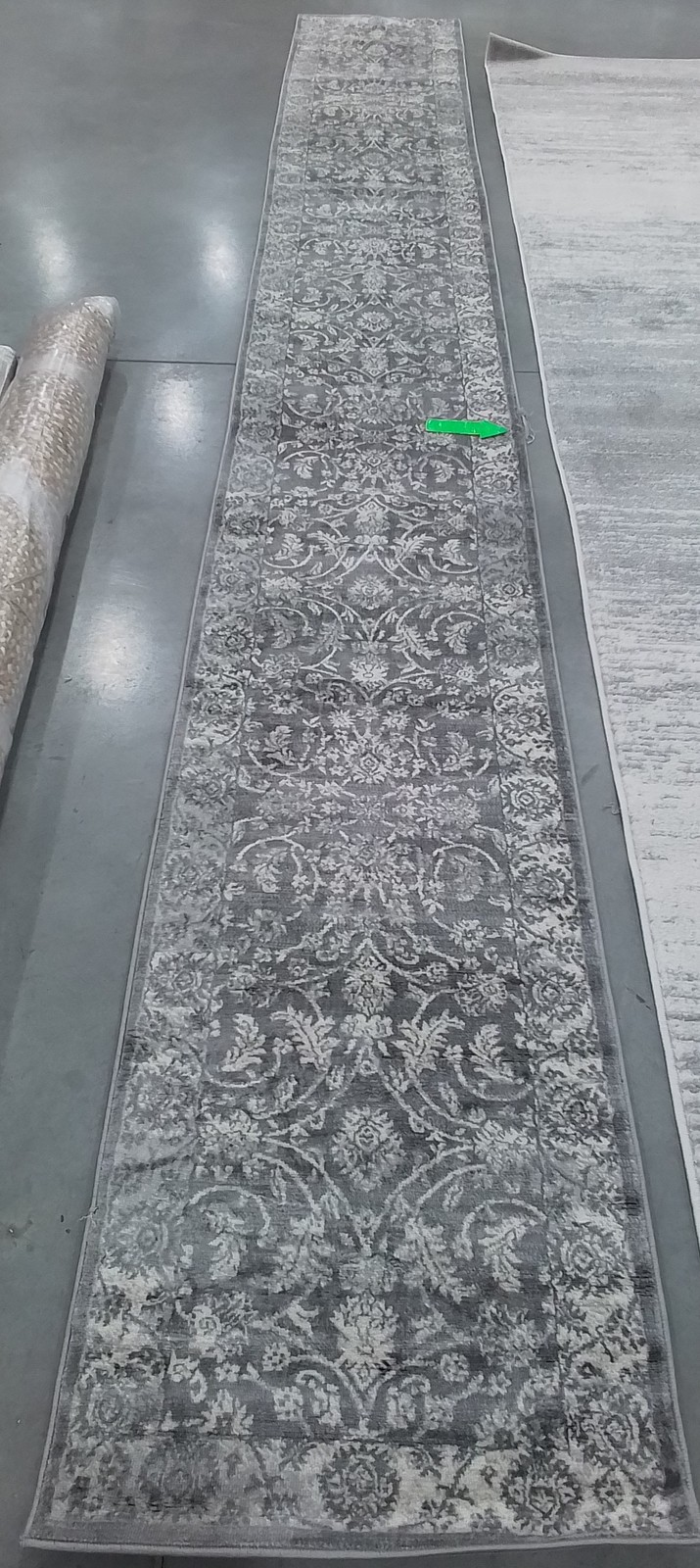 CREAM / GREY 2'-0" x 16'-0" Damaged Rug, Reduced Price 1172799550 BNT844B-216 gallery