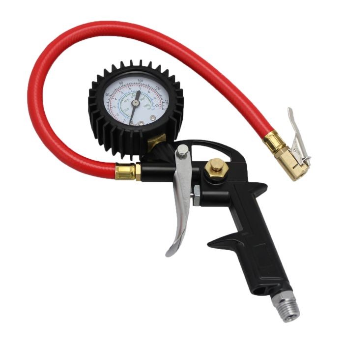 Milton EX0500P Pistol Grip Analog Inflator Gauge - 1EA gallery