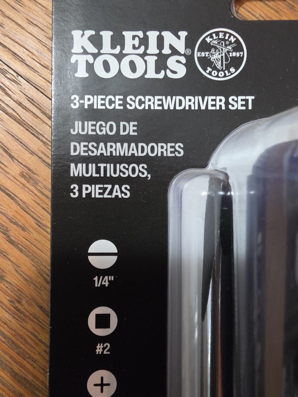 Klein Tools USA 3 Piece Screwdriver Set 85443250 Anniversary Edition 250th gallery