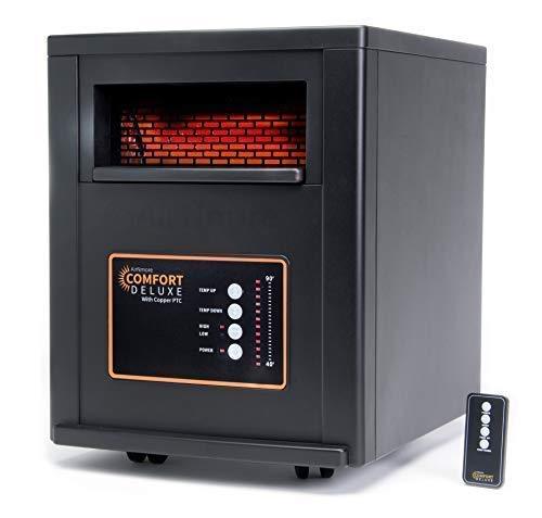 Comfort Deluxe 1500 Classic Copper PTC Infrared Heater gallery