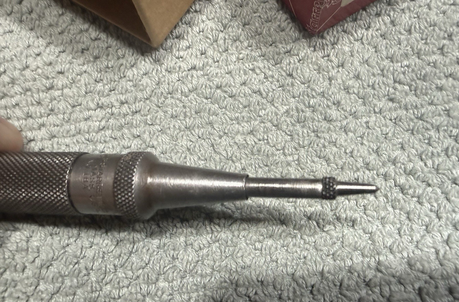 STARRETT CENTER PUNCH # 18A with box Used W Initials gallery