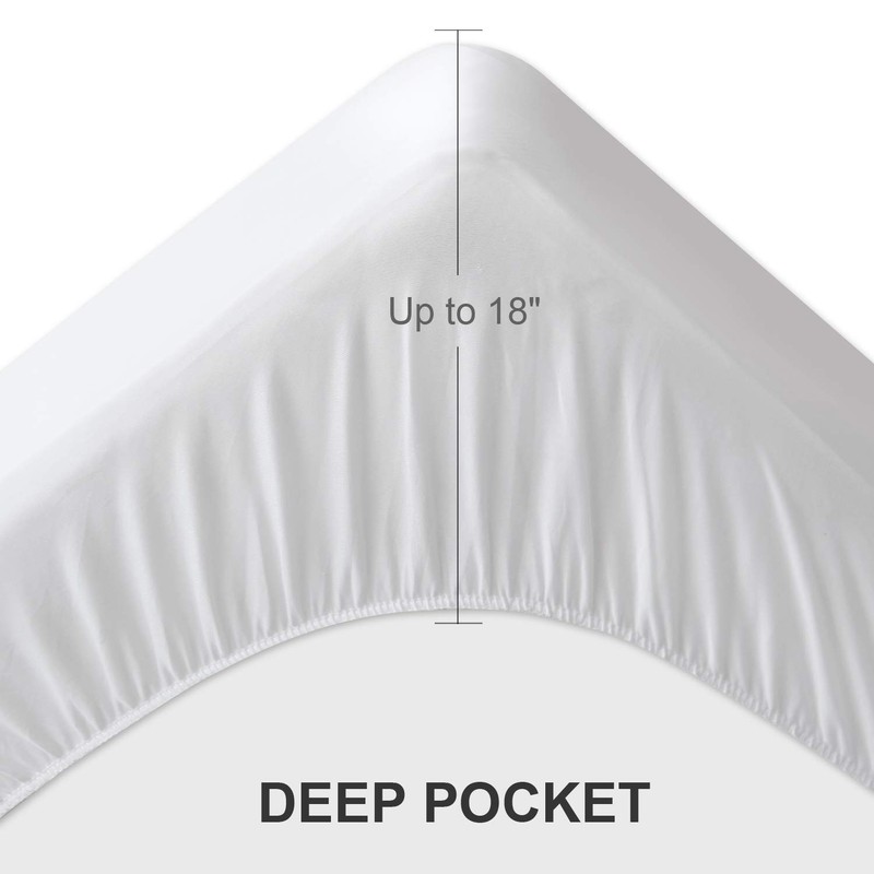 Twin Extra Long (XL) Mattress Protector Pad Waterproof Quilted, Breathable & ... gallery