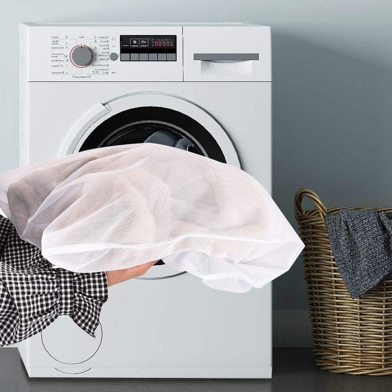 Mesh Laundry Bag for Delicates 2 Pack Garment Wash Bag 24 x 32 inch Zippered ... gallery