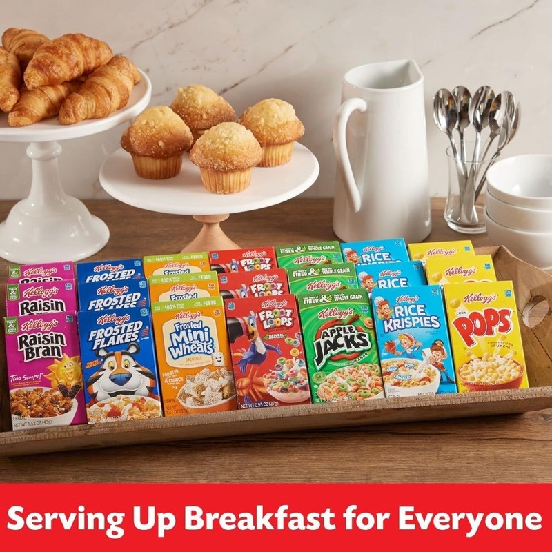 Cold Breakfast Cereal Bulk Pantry Staples Kid Snacks Variety Pack 48 Boxes gallery