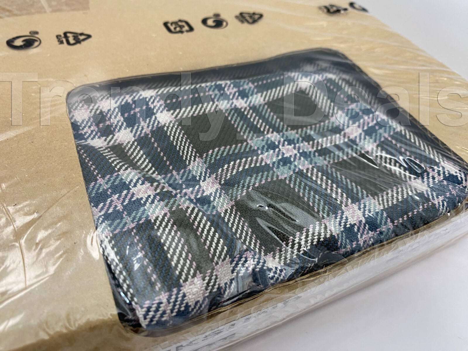 Ikea STOCKSUND Bench Ottoman Cover Segersta Multicolor Plaid 504.154.84 - NEW gallery