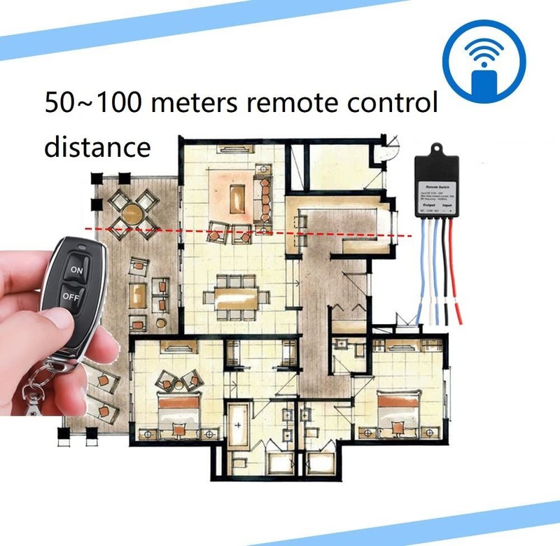 Mini Wireless Remote Control Switch DC 6V 12V 24V 36V 60V 1 Channel gallery