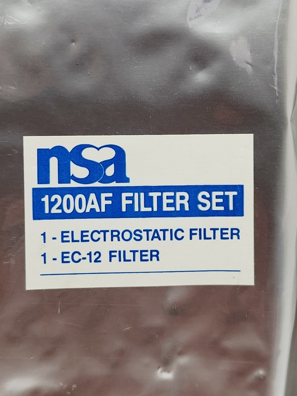 NSA 1200AF Air Filter Set Electrostatic & EC-1270 Filters New No Box gallery