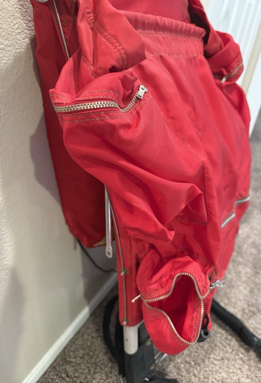 Vintage Multi Pocketed KELTY Red External Frame Backpack 5