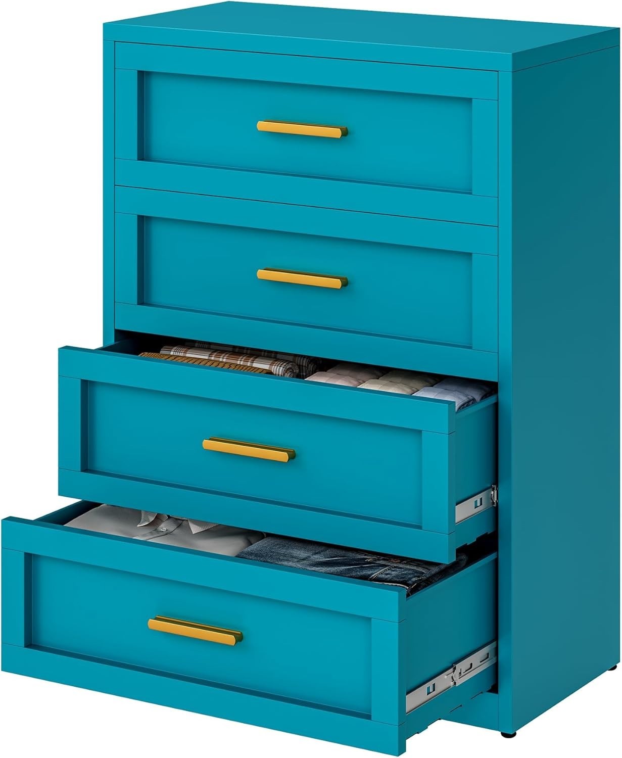 Elegro Metal Storage Cabinet Dresser with 3, 4,5 Drawer for Office,Closet,Home gallery