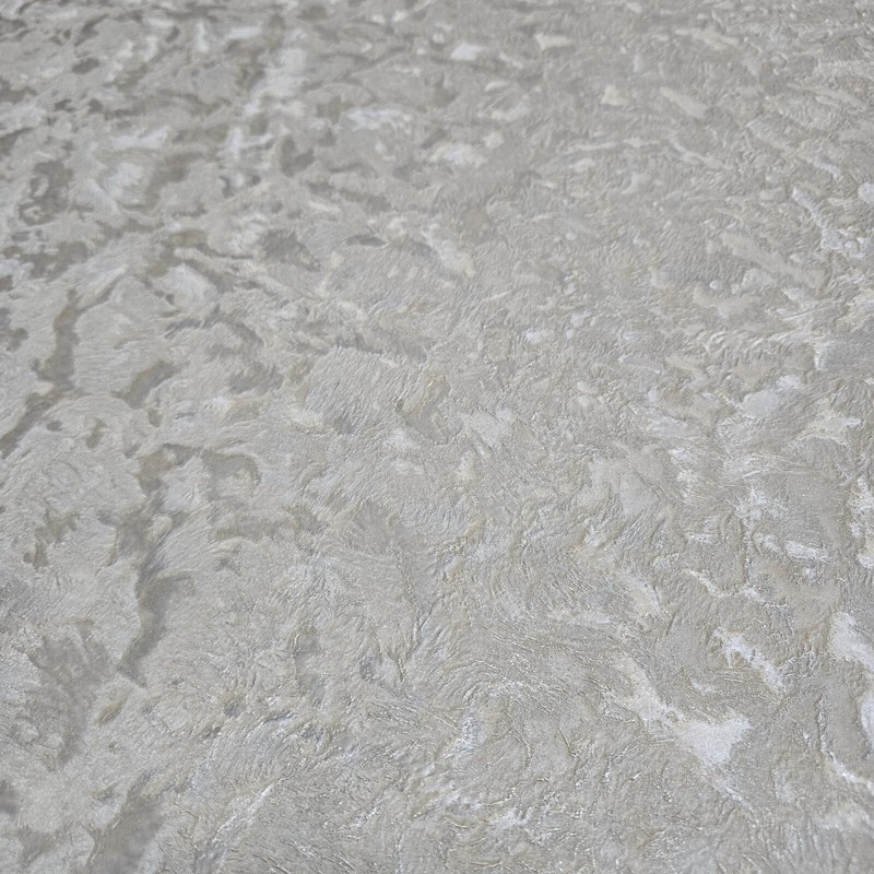 Plain Contemporary Shimmer golden gray metallic Faux plaster Textured Wallpaper gallery