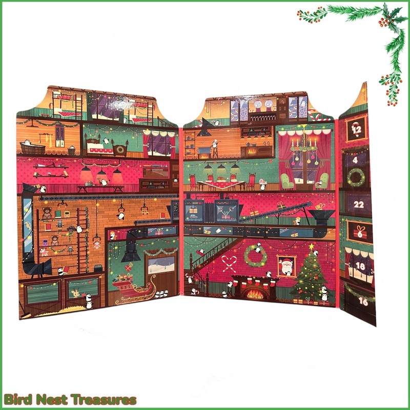 NEW Advent Calendar STICKER COUNTDOWN TO CHRISTMAS: Lg. Heavy Cardboard 14” gallery