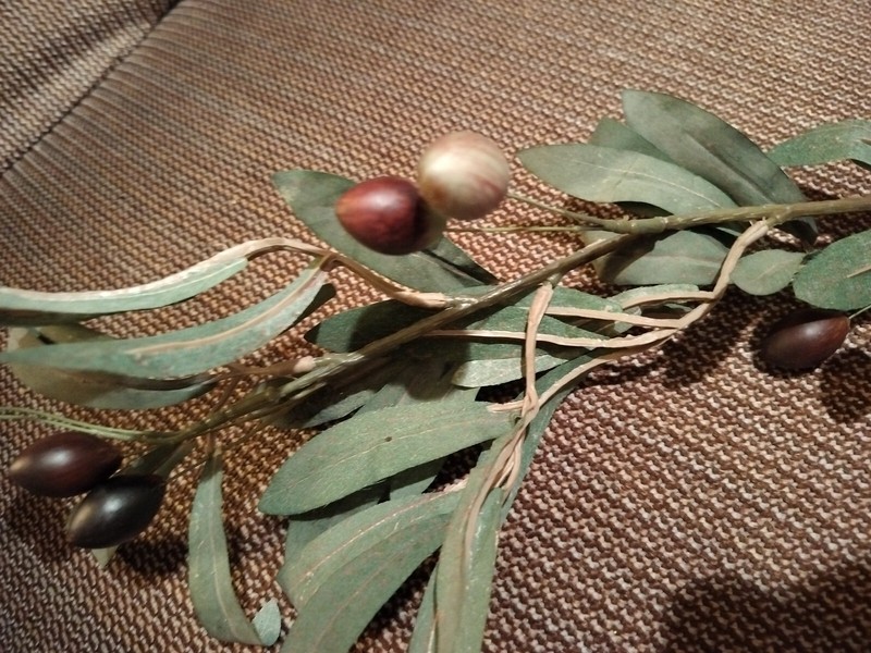 Artificial Olive Branch Stem Approximately 16 In gallery