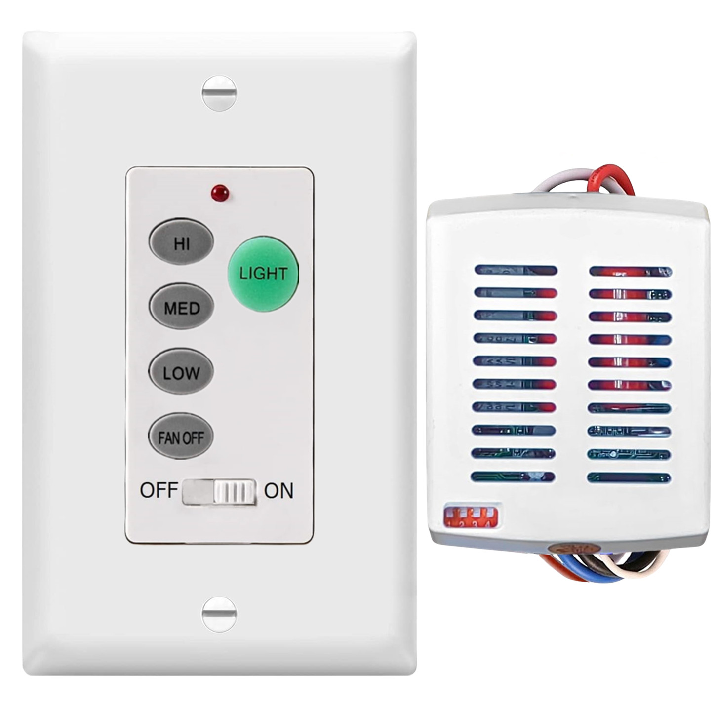 Ceiling Fan Wall Remote Control Kit for Hampton Bay Harbor Breeze Hunter UC9050T gallery