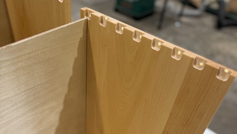 5/8" Solid Birch Dovetail Drawer Box -Pre-Finished 33” W x 21” D x 12” H gallery