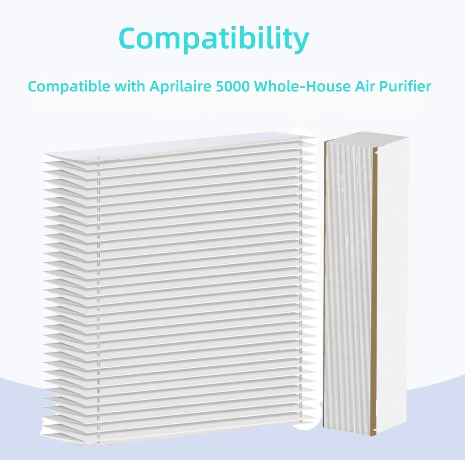 4 Pack 501 Replacement Filter for Aprilaire 5000 Air Purifier 16x25x6 MERV 15 gallery