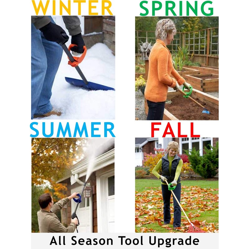 Back-Saving Tool Handle Attachment, EVR-Grip Upgrade, Labor-Saving Ergonomic ... gallery
