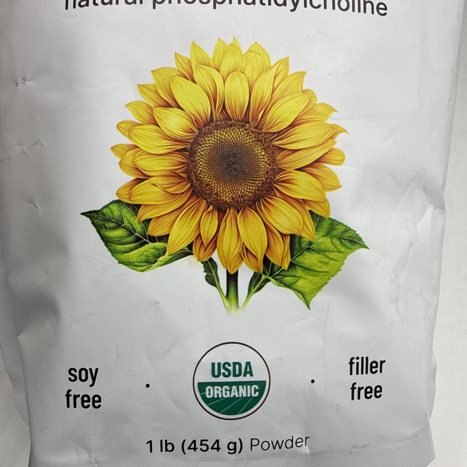 Micro Ingredients Organic Sunflower Lecithin Powder, 1 Pound, Sustainable 4/2027 gallery