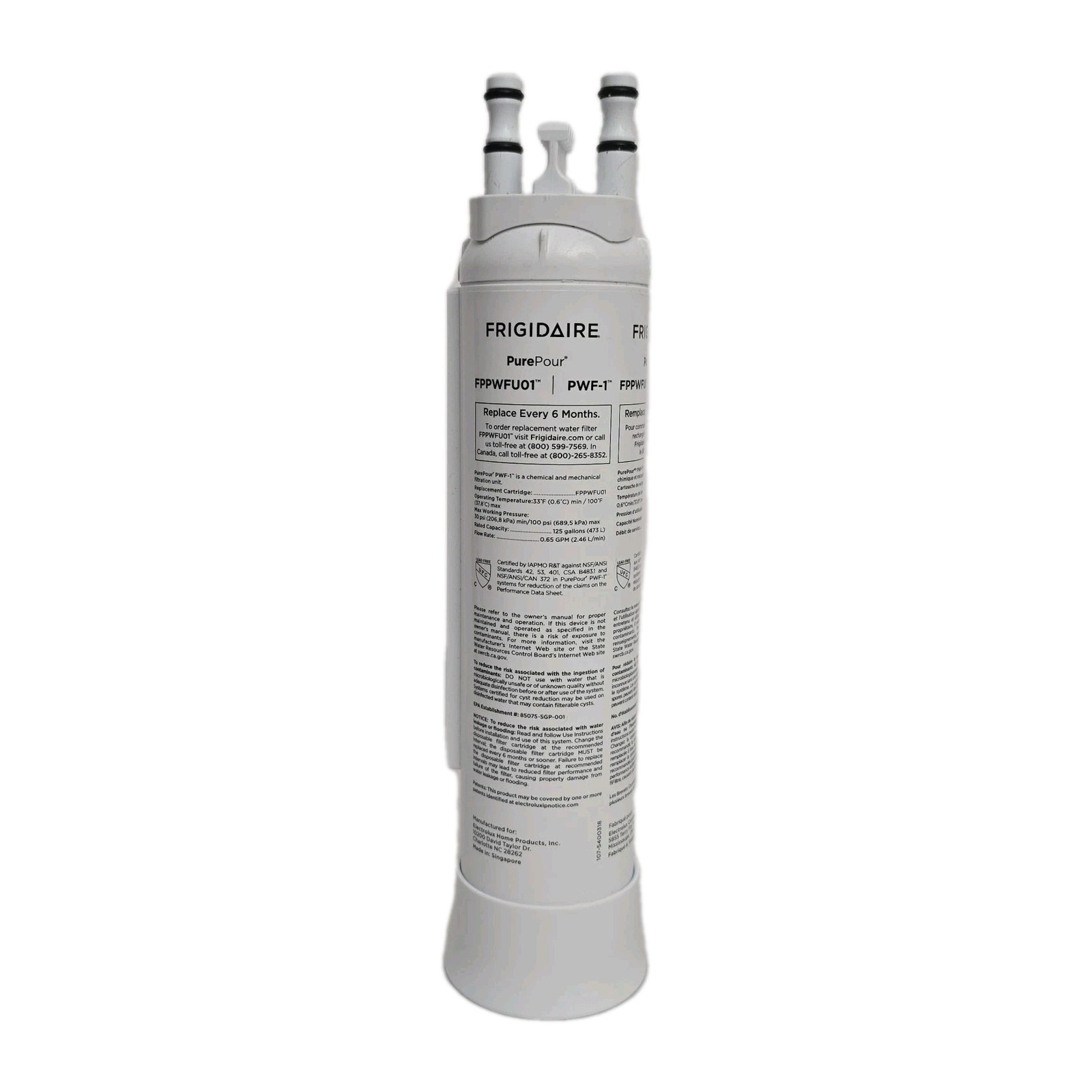 Frigidaire Purepour FPPWFU01 Water & Ice Refrigerator Filter PWF-1 NEW gallery