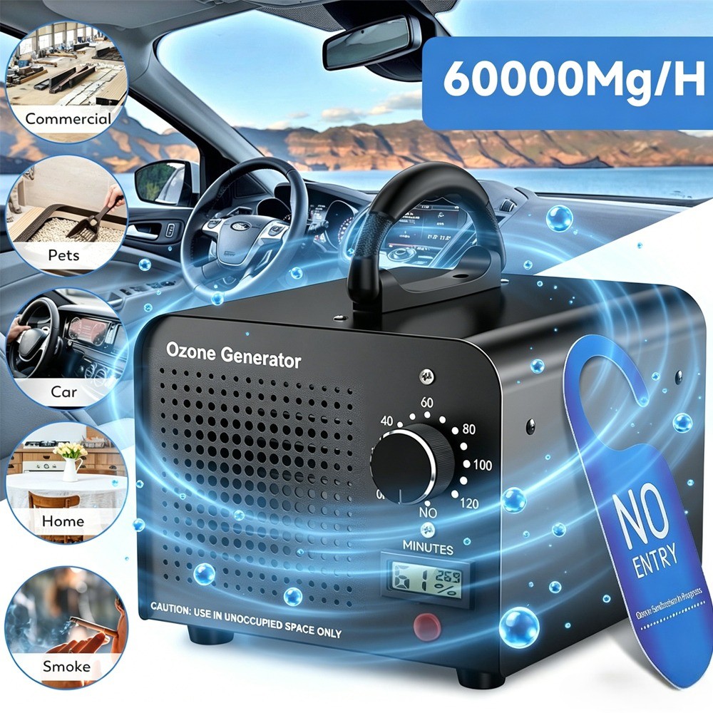 60,000Mg/H Ozone Generator - Ozone Machine Odor Removal Odor Eliminator Ionizer gallery