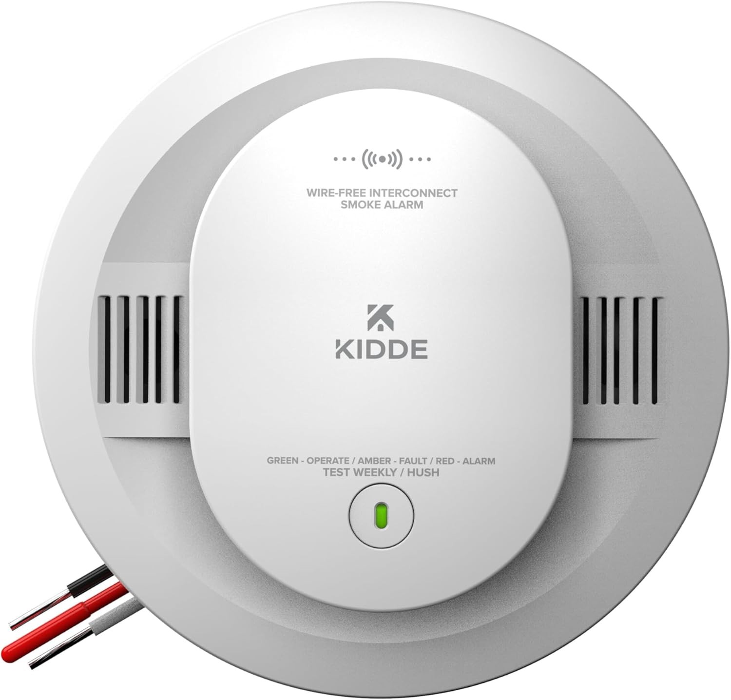 Kidde Hardwired Smoke Detector AA Battery Backup Wire-Free Interconnect gallery
