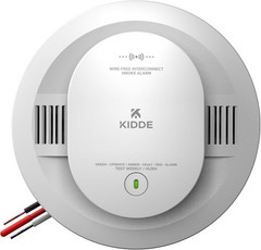 Kidde Hardwired Smoke Detector AA Battery Backup Wire-Free Interconnect