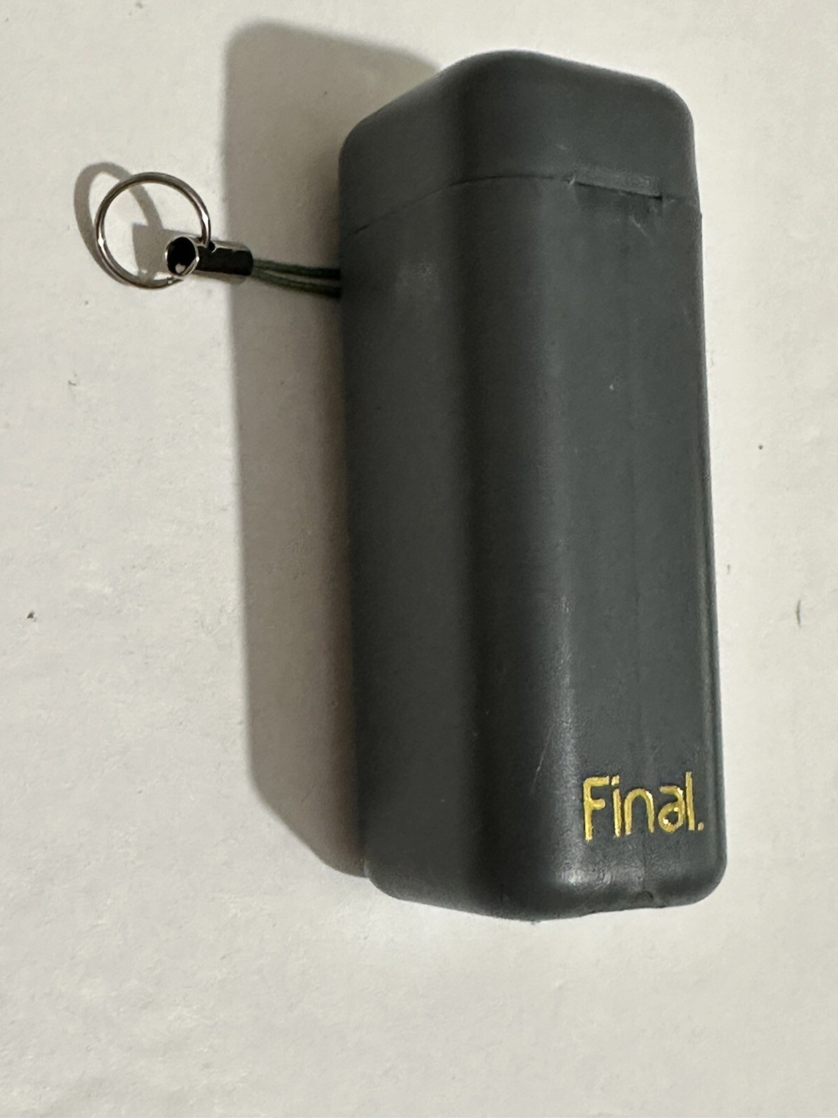FinalStraw Collapsible Reusable Metal Straw Shark-Butt Gray Original Version gallery