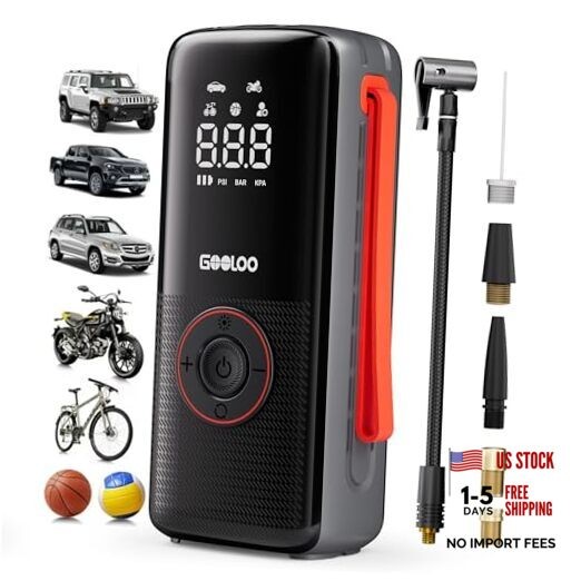 A6 Lite 160PSI Tire Inflator Portable Air Compressor, 7500mAh Portable Tire gallery