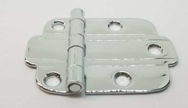 POLISHED NICKEL CHROME Flush Mount Art Deco Cabinet Hinge Modern contemporary gallery