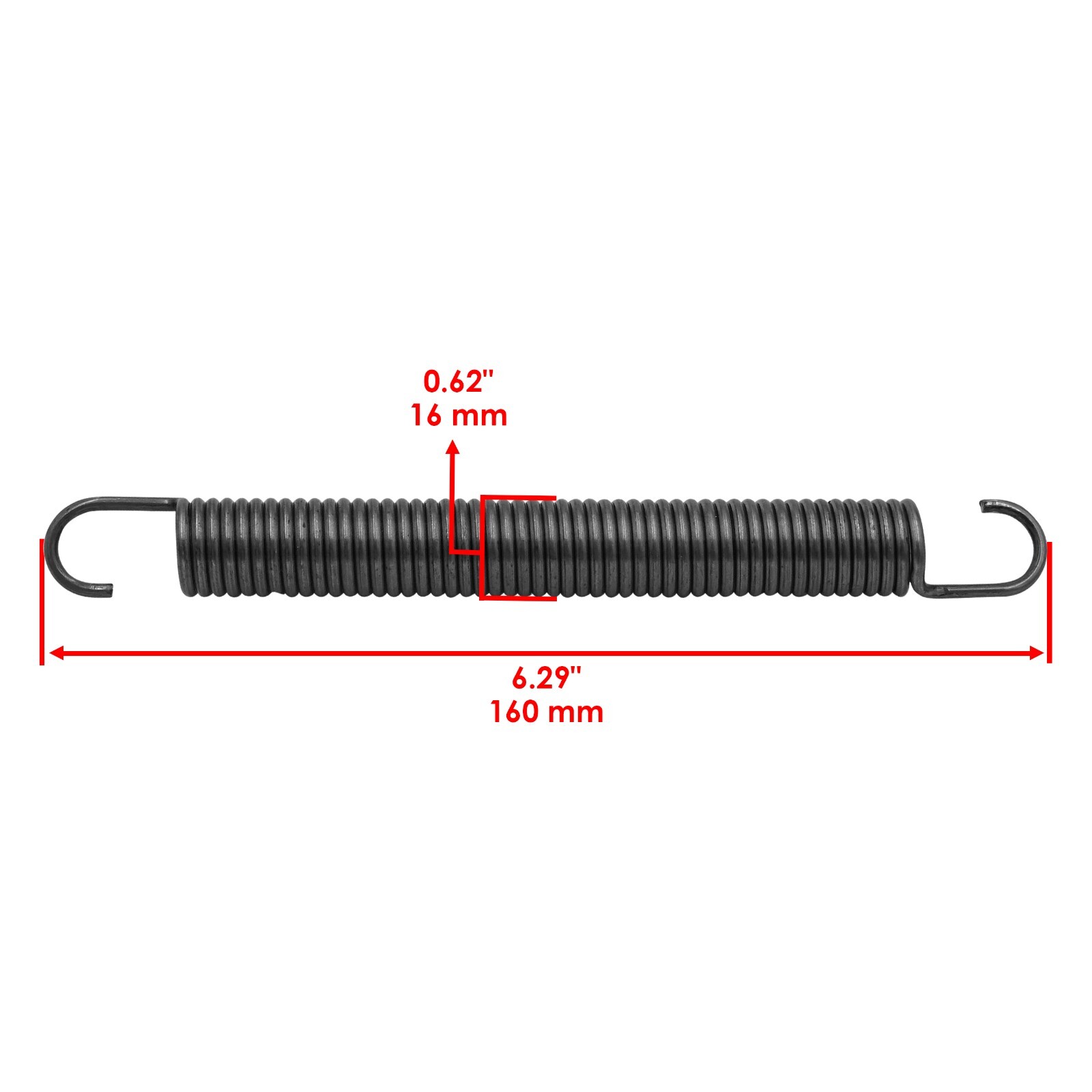 Drive Arm Extension Spring for Cub Cadet 1105 1170 1212 1215 1405 1415 732-0384 gallery