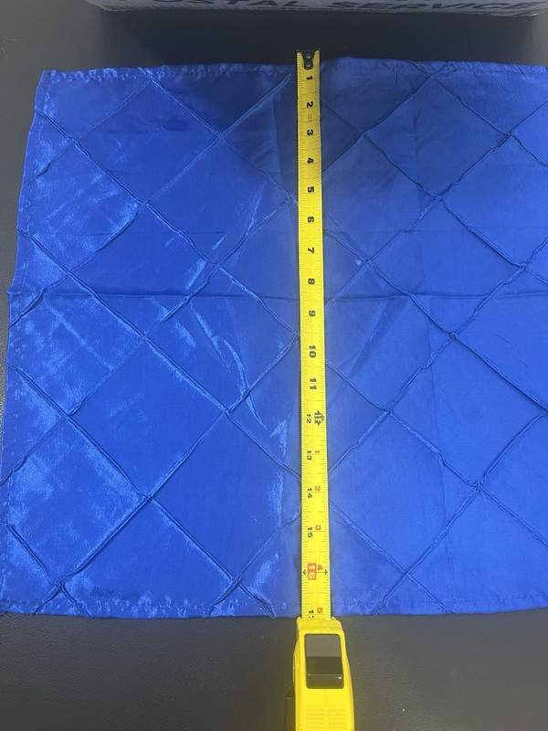 85X BLUE Banquet/Dinner Napkins Polyester 16.5×17" + 5X 9 FT Circle Tablecloth gallery