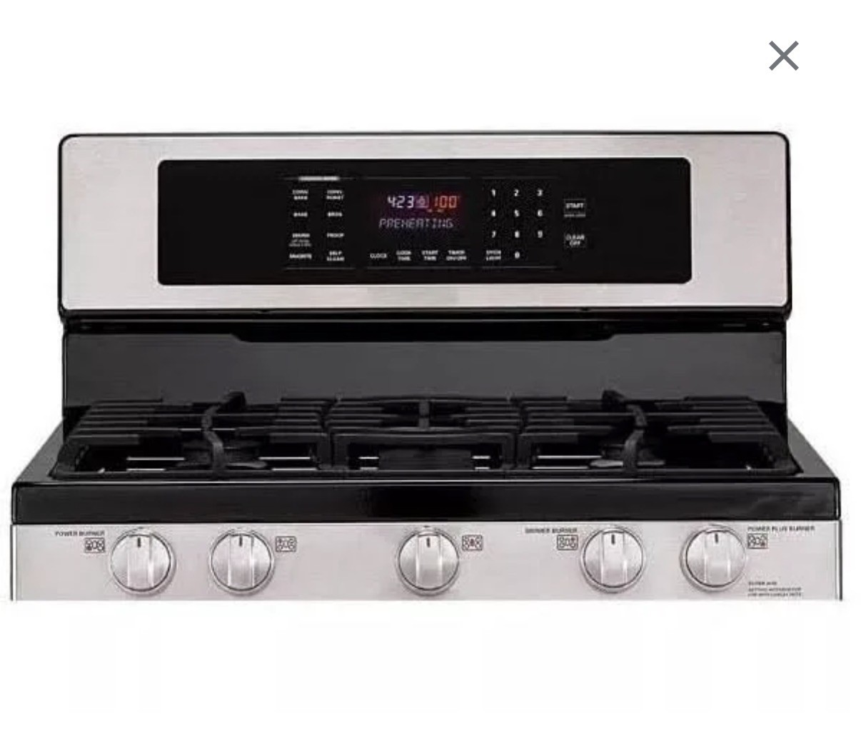 LG LRG3095ST 30" Stainless Freestanding 5 Burner Natural Gas Range NIB gallery
