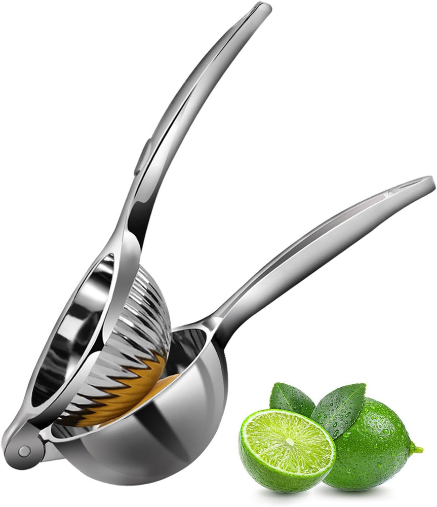 Lemon Squeezer, Max Extraction Hand Press Lemon Juicer, Heavy Duty Manual Orange
