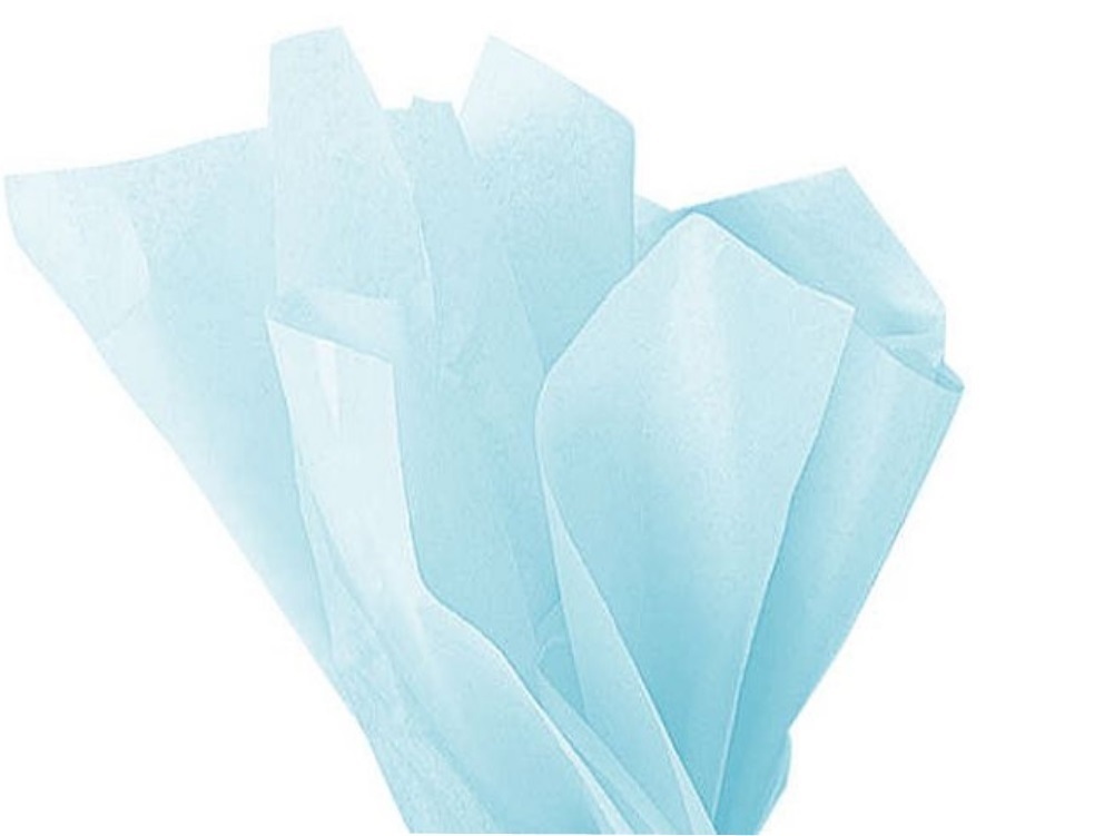 BABY BLUE Tissue Paper Sheets 50x75cm - 18gsm 20" x 30" Acid Free gallery