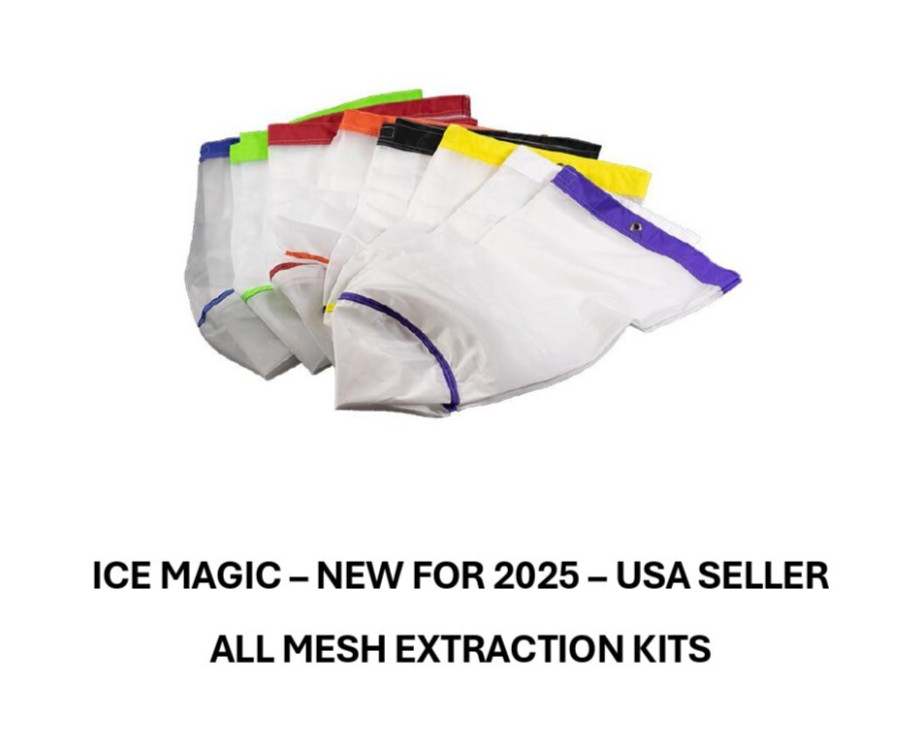 ICE MAGIC All Mesh Bubble Hash Extraction Bag Kits - USA SELLER- NEW FOR 2025 gallery