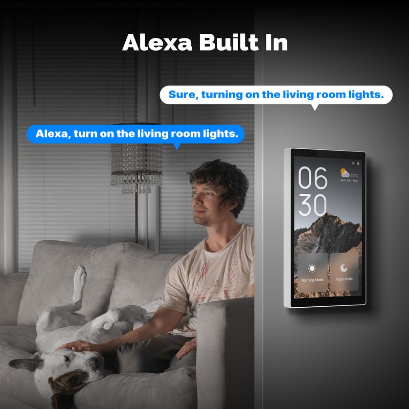 MOES WiFi&Zigbee Smart Switch Touchscreen Panel Alexa Built-in Voice&APP Control gallery