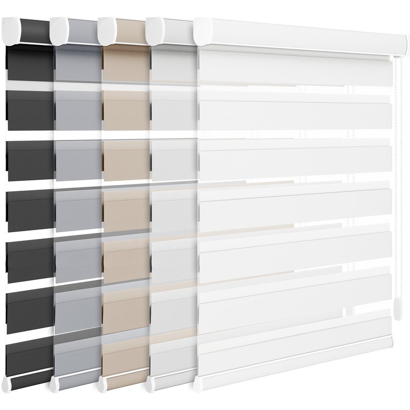 Changshade Custom Made Window Blinds 85% Blackout Zebra Roller Shade gallery
