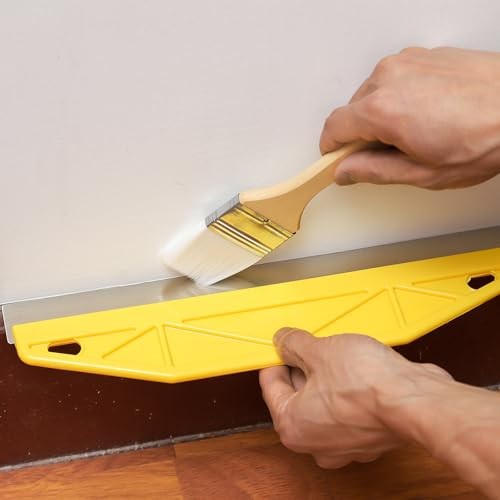 Painter's Trim Guard 12 Inch Paint Shield, Edge Painting Tool for Walls, Yellow gallery