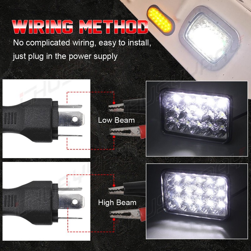 2X LED Headlight For John Deere 5225, 5310, 5325, 5425, 5525, 5625, 5725; TL6420 gallery