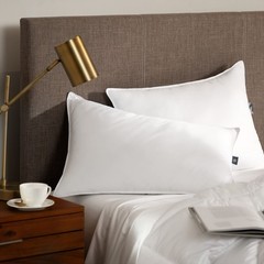 Serta Down Illusion Soft Hypoallergenic Soft/Medium Bed Pillows King, White