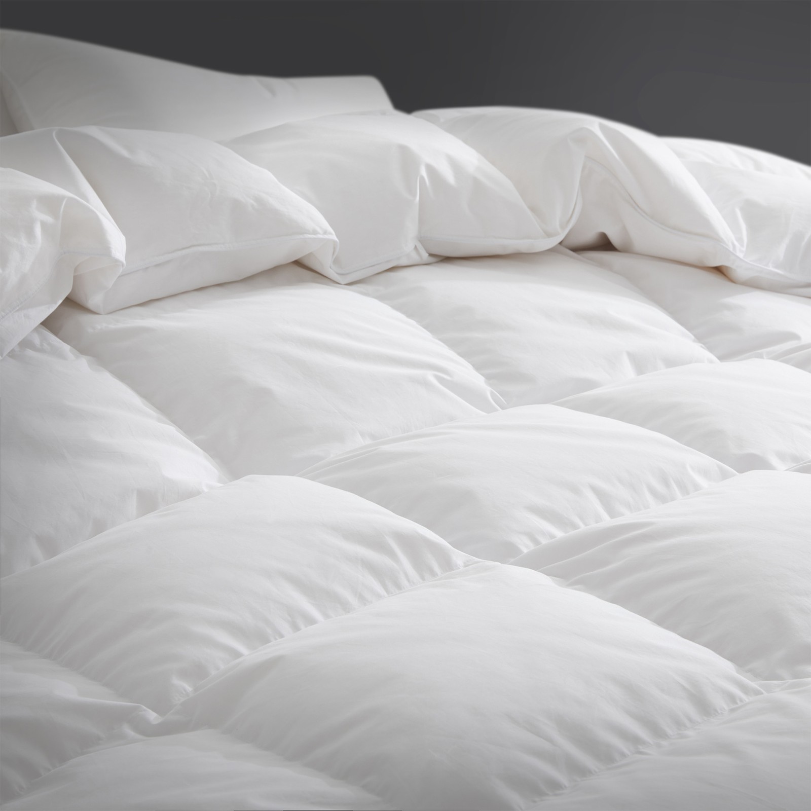 Puredown Fluffy Extra Warm Euro 90% Goose Down Comforter 500TC Cotton Shell gallery