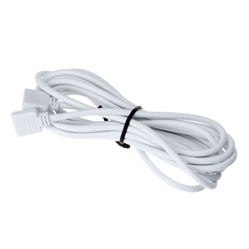 4 Pins Extension Cable Connector for RGB 5050/3528/2835 LED Strip Light 2.5M 8ft gallery