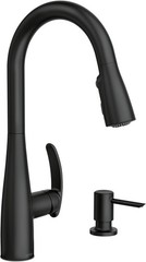 Moen One-Handle High Arc Pulldown Kitchen Faucet w/ Soap Dispenser