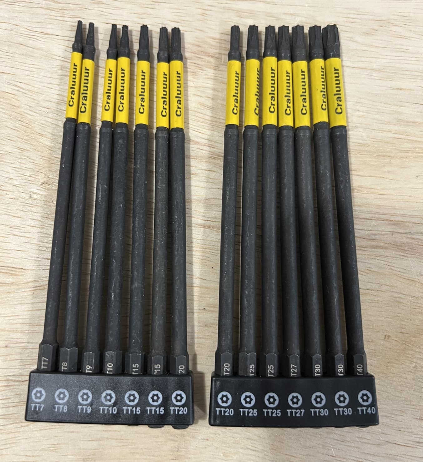 14pc 6" Impact Long Torx Bit Set T7-T40 Security Tamper Proof Star Bits 1/4" Hex gallery