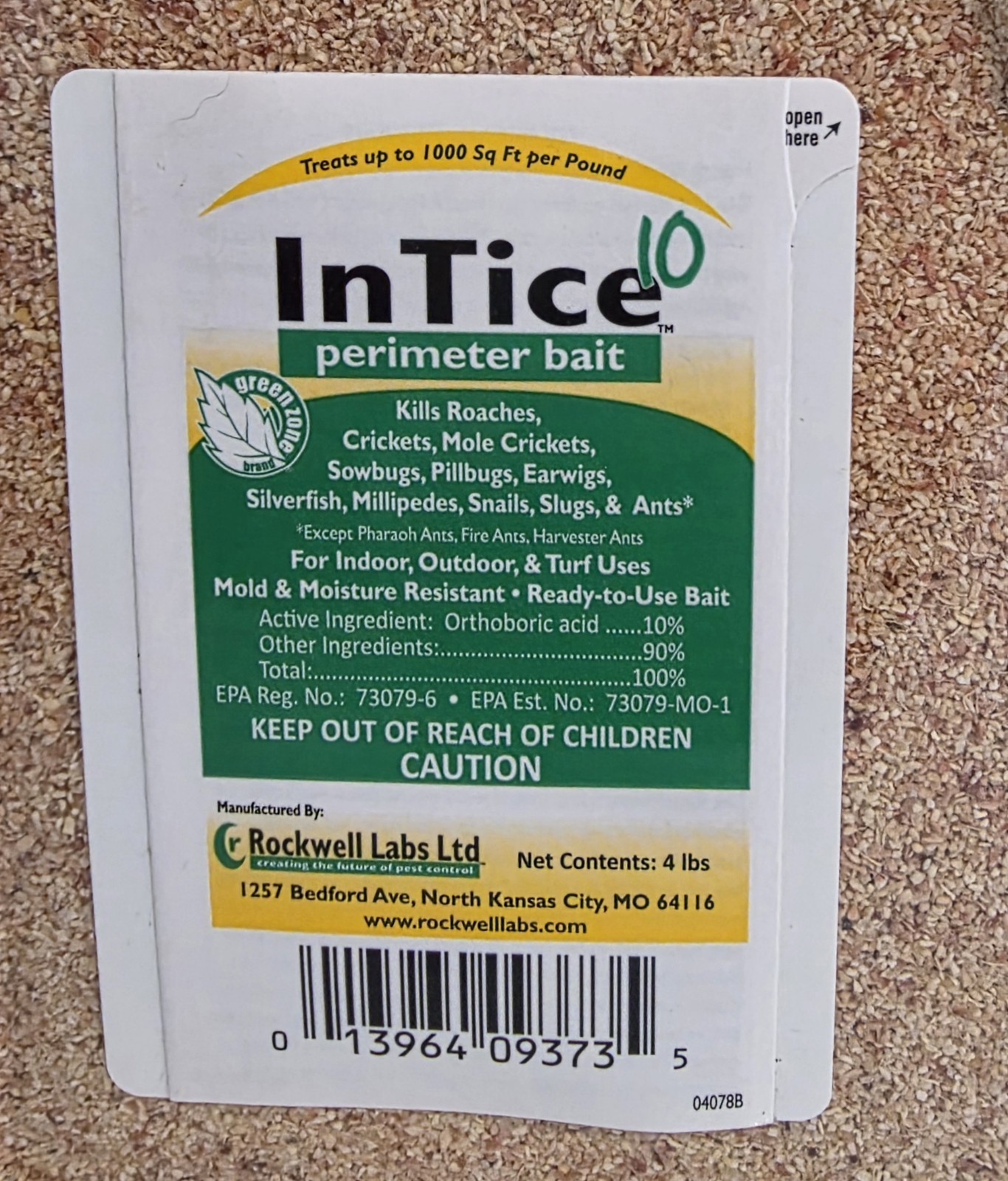 Intice 10 Perimeter Bait Granular Insect Bait 4 lb Bottle by Rockwell Labs gallery