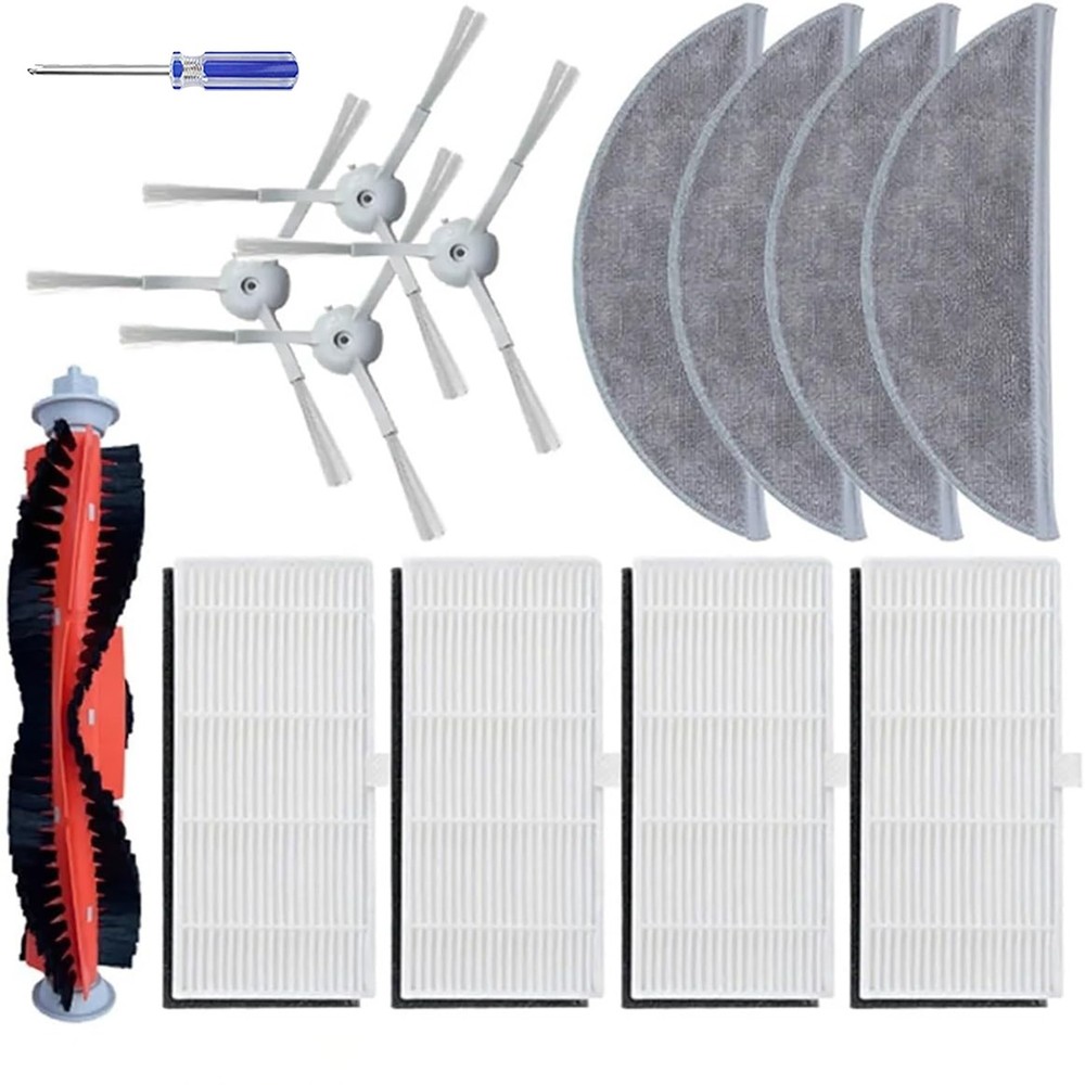 (14 PCS) Accessories Kit Compatible for Xiaomi Lydsto R1 Robot Vacuum Parts