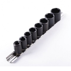 9pc Shallow Impact Socket Set 3/8″ inch Drive Metric Automotive Mechanic